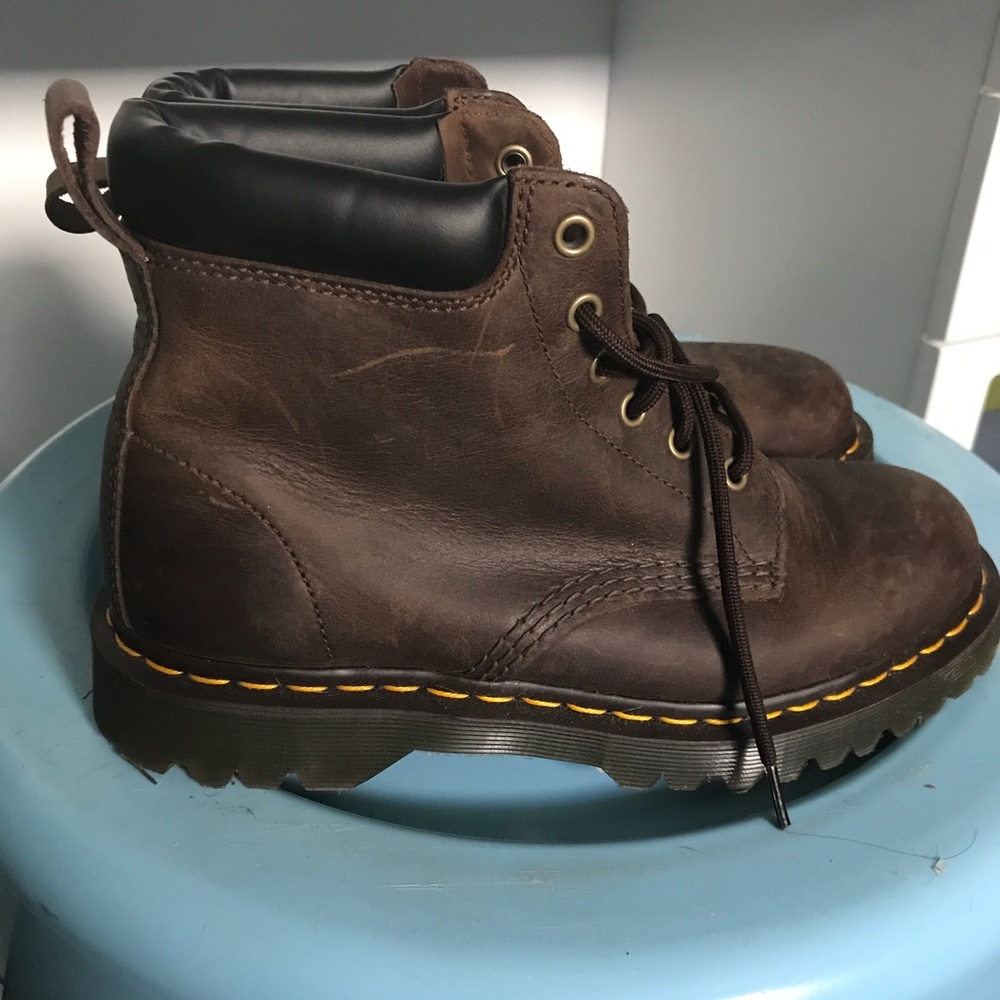 Brown Ankle Doc Martens