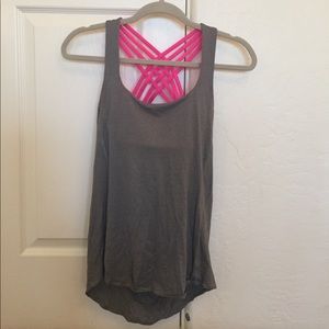 Size 6 open back Lululemon top