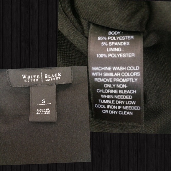 SALE!! WHBM black split sleeve blouson dress - Picture 4 of 5