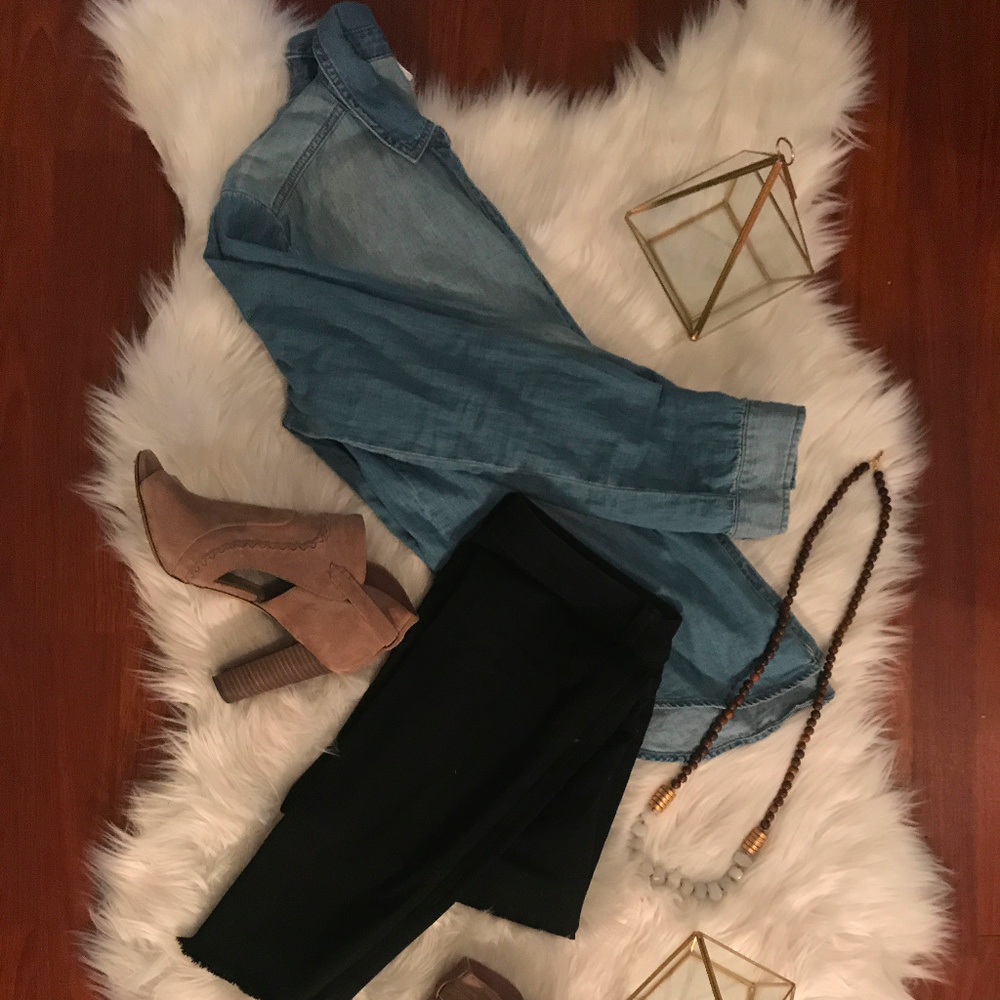 Denim Button Down - image 1