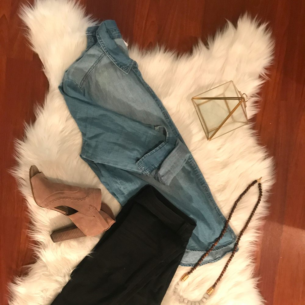 Denim Button Down - image 3