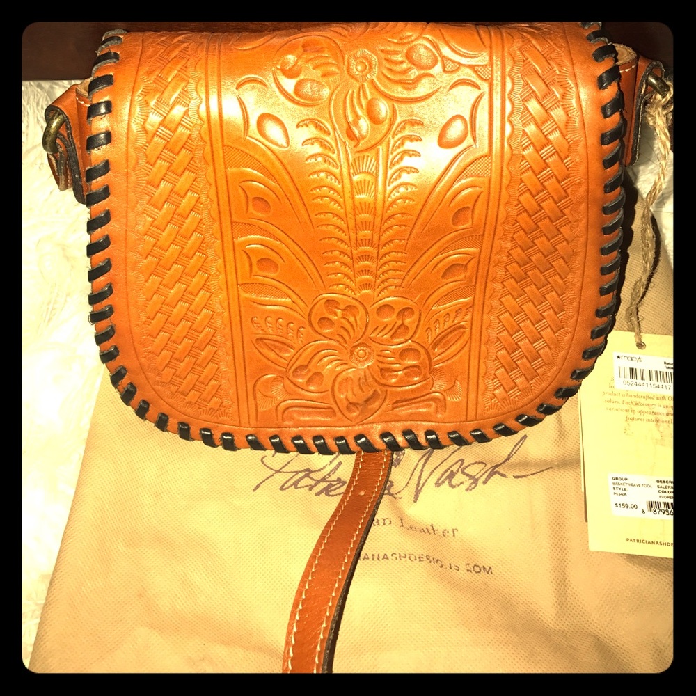 New authentic Patricia Nash Italian leather bag