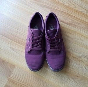 Burgundy Vans