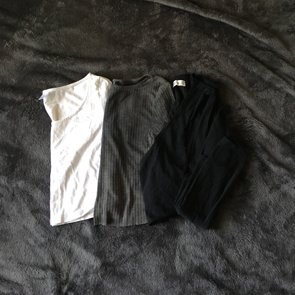 ‼️Sold‼️Crop Top Bundle (Topshop + AF + H&M)
