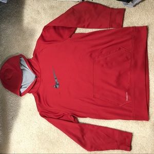 Red NIKE Hoodie Youth XL