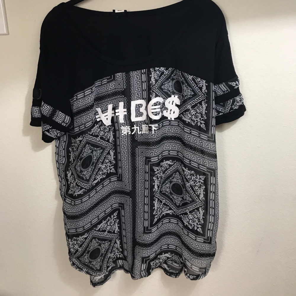 Zumiez vibes sheer shirt
