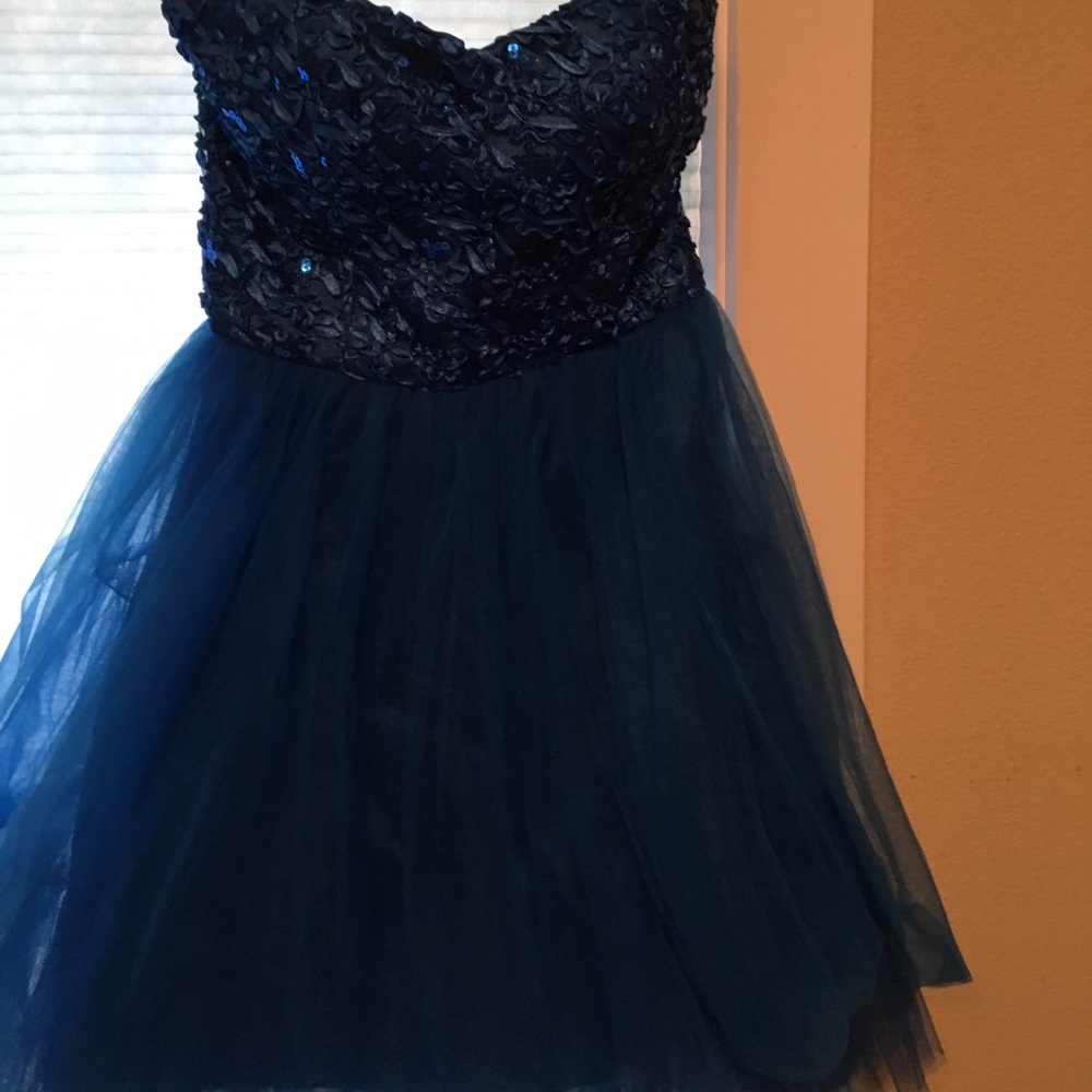 A.drea blue homecoming dress! Size Small!
