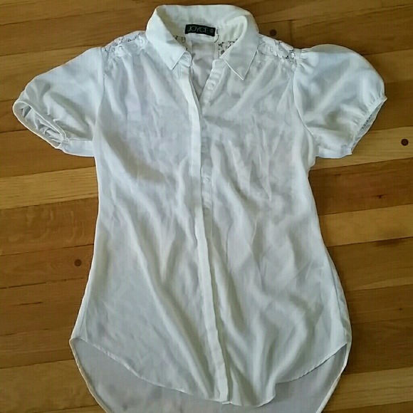 Lacey Colared Button Down Shirt - Picture 3 of 5