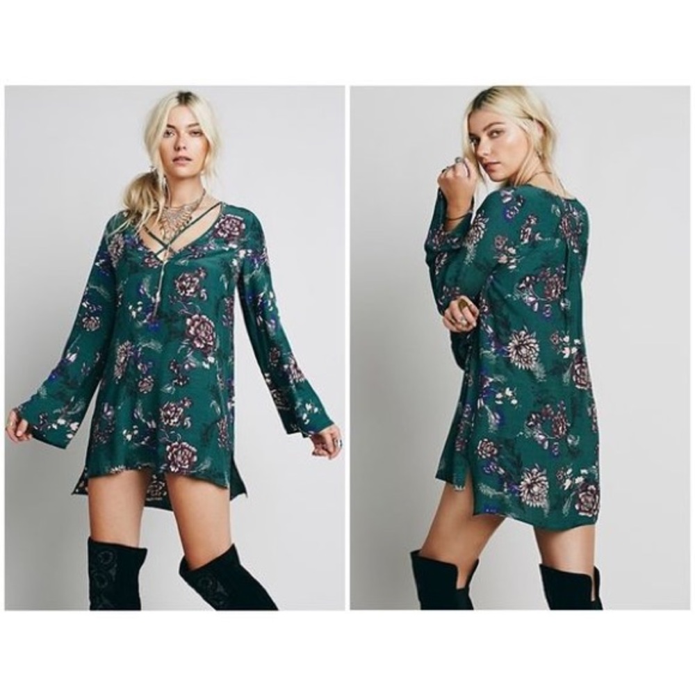 Free People Heartbeat Floral Tunic