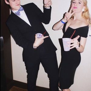 BCBGMaxAzria Marquise Woven Evening Dress