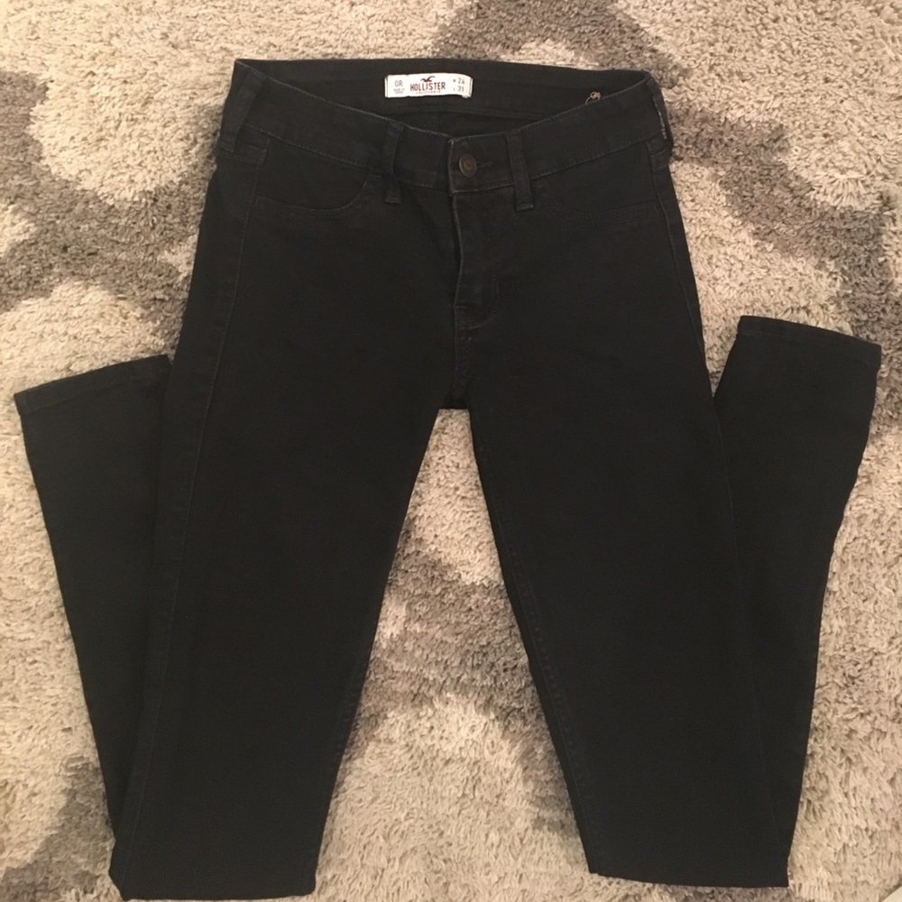Super skinny black jeans