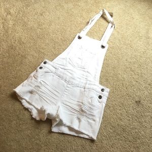 Juniors white overalls!