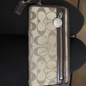 Authentic coach wallet