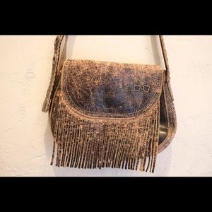 BED|STU Leather Fringe Purse