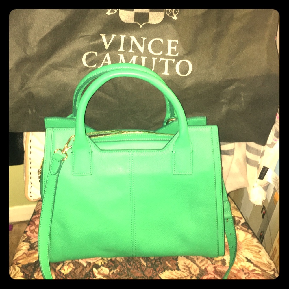 Brand New Vince Camuto Structured bag Bright Green
