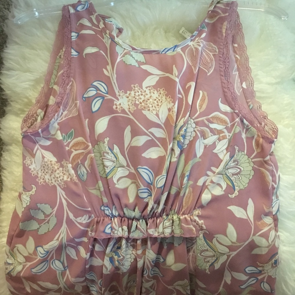 NWOT Lauren Conrad tank with front rouching!