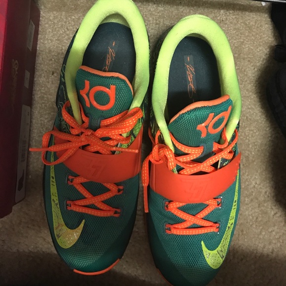 KD "Weatherman" sneakers - green/orange - Picture 2 of 4