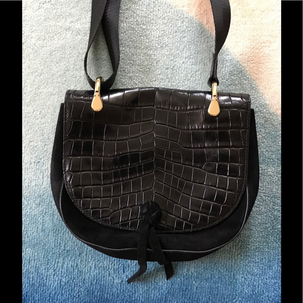 70% off Elizabeth and James Leather Saddle Bag