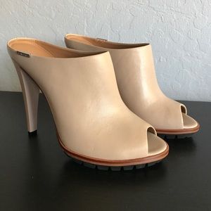 Mules nude Calvin Klein