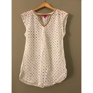 Lilly Pulitzer White Beach Cover-Up