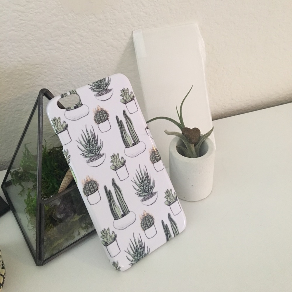 NWOT. IPhone 6s Plus hard  case & screen protector