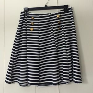 Nautical skater skirt.