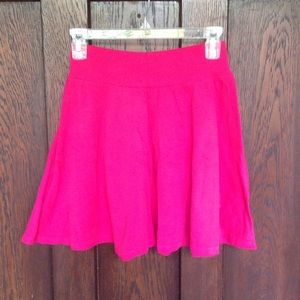 Hot pink skater skirt