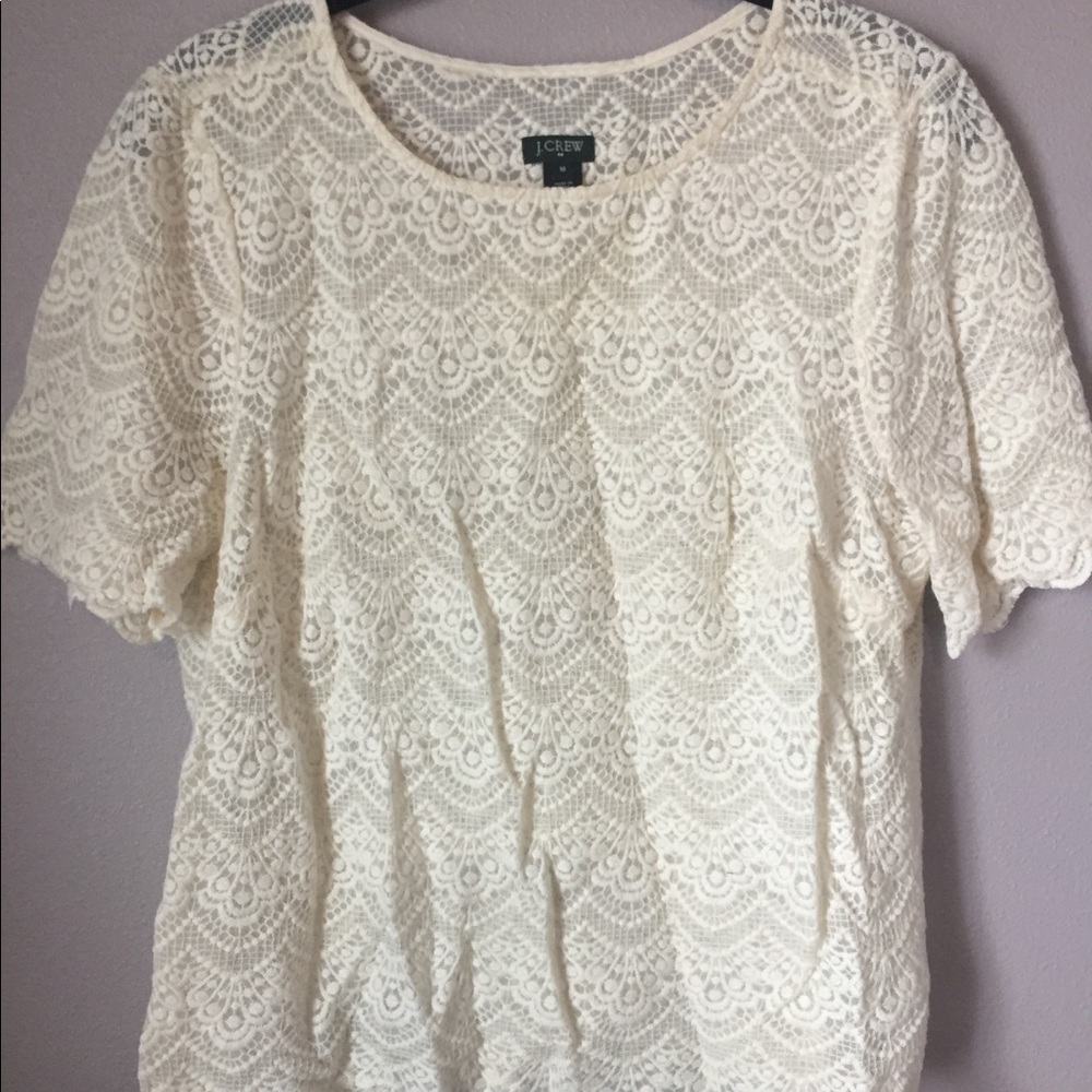 White Lace Tee
