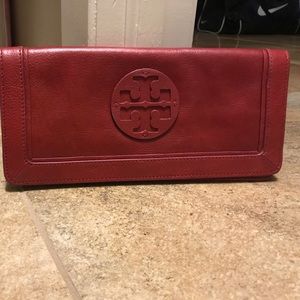 Red Tory Burch Clutch
