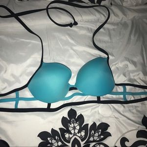 PINK caged bikini top