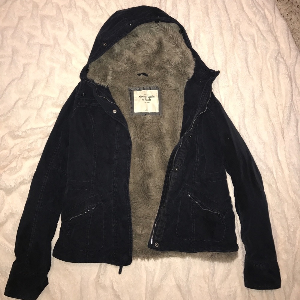 Abercrombie fur coat