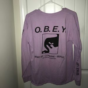 Obey W.C.R Pink Longsleeve