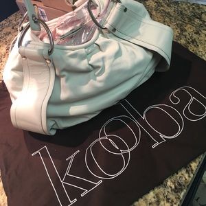 Sophisticated White Kooba Leather Bag