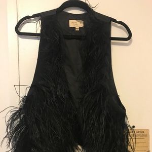 Elizabeth & James Feather Vest