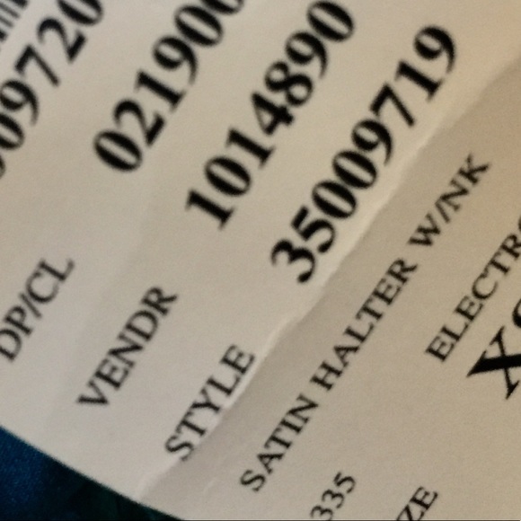 Luxe By Arden B Peacock Blue Silk Haute Blouse New - Picture 5 of 5