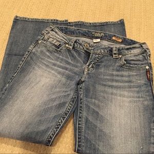 Silver Jeans Tuesday bootcut jeans.