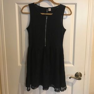Black lace dress