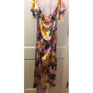 Satin dress from Charlotte Russe 💗