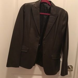 Elie Tahari brand new leather jacket
