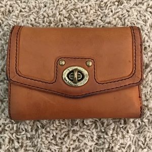 Marc by Marc Jacobs cognac leather wallet