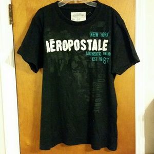 Aeropostale Black T-Shirt
