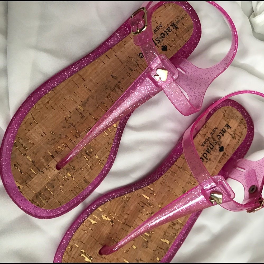 New pink kate spade yari sandals size 7