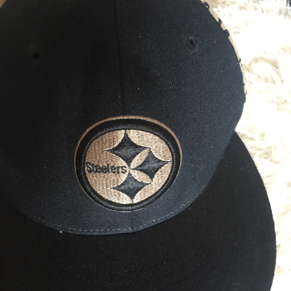 NFL Steelers Embroidered unique hat 7 1/4 - Picture 2 of 7