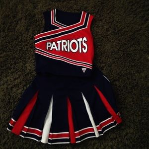 New England patriots cheer leader outfit