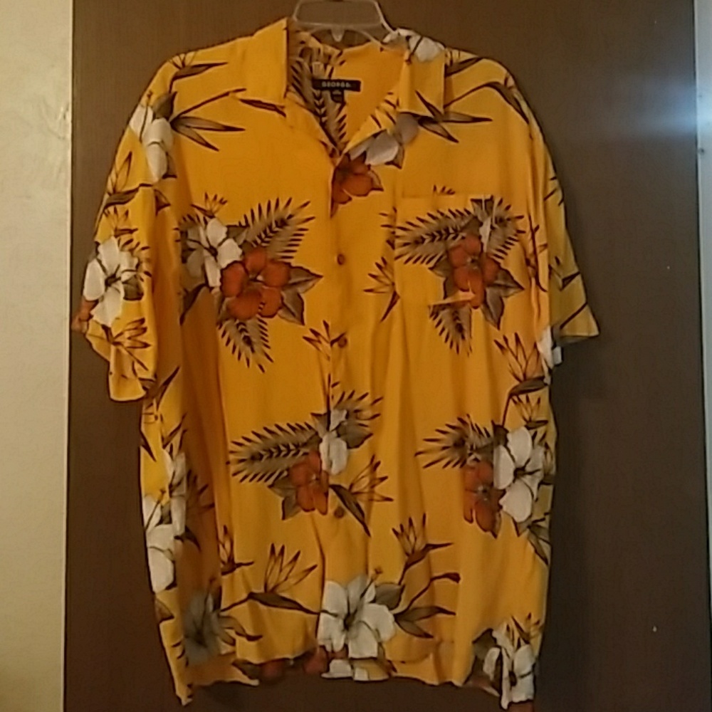 Yellow Hawaiian shirt