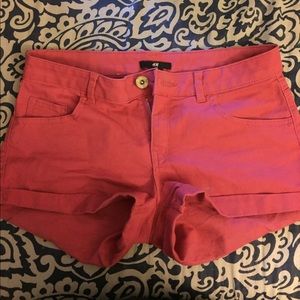 Berry Red Shorts
