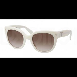 PRADA SS12 SWING SUNGLASSES WHITE