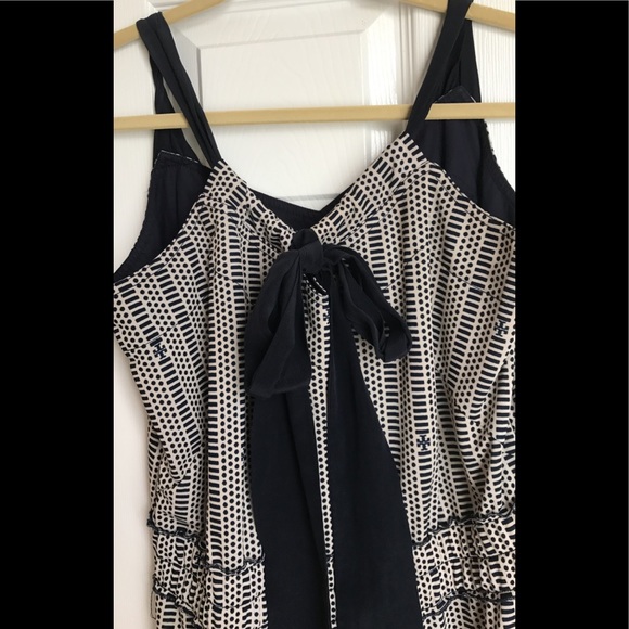 Tory Burch Dress - Navy and White - Large - Picture 2 of 6