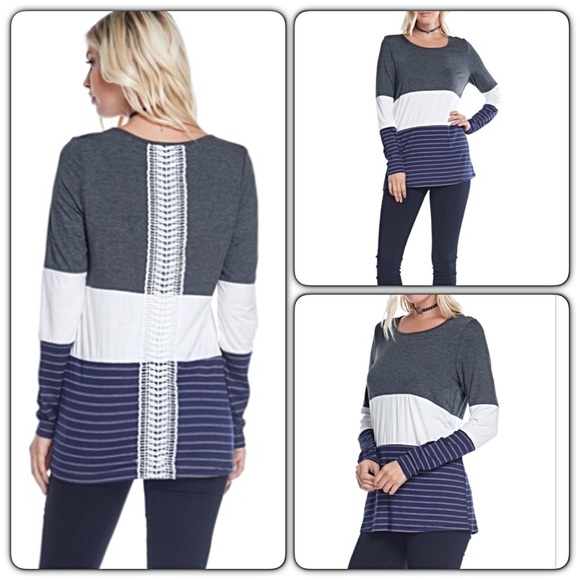 💥HOTSALE💥Colorblock Lace Soft Stretchy sold - Picture 2 of 6