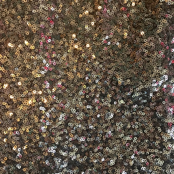 Gold Evening Dress, mermaid style full sequins - Picture 8 of 8